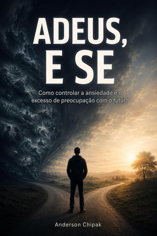 Capa do livro Adeus, E Se, de Anderson Chipak — sobre ansiedade e preocupação com o futuro