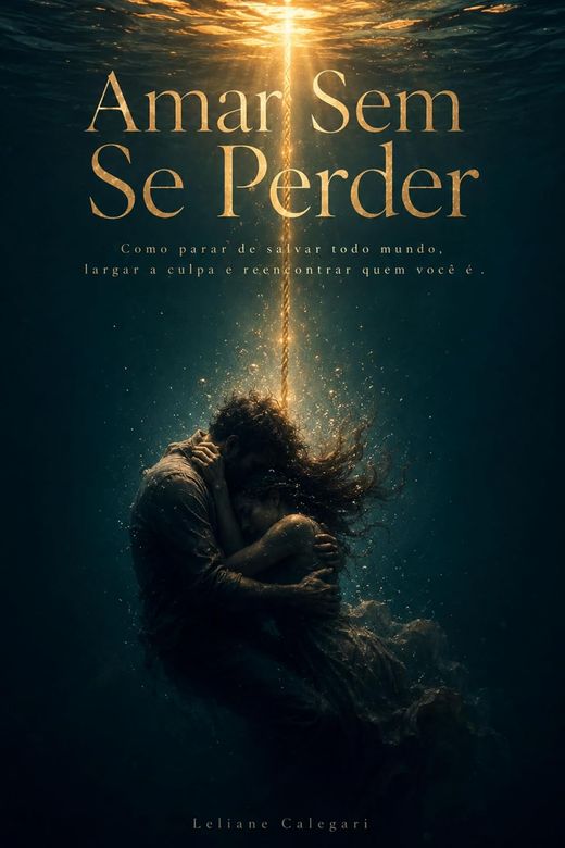 Capa do livro Amar Sem Se Perder, de Leliane Calegari — sobre codependência afetiva e identidade