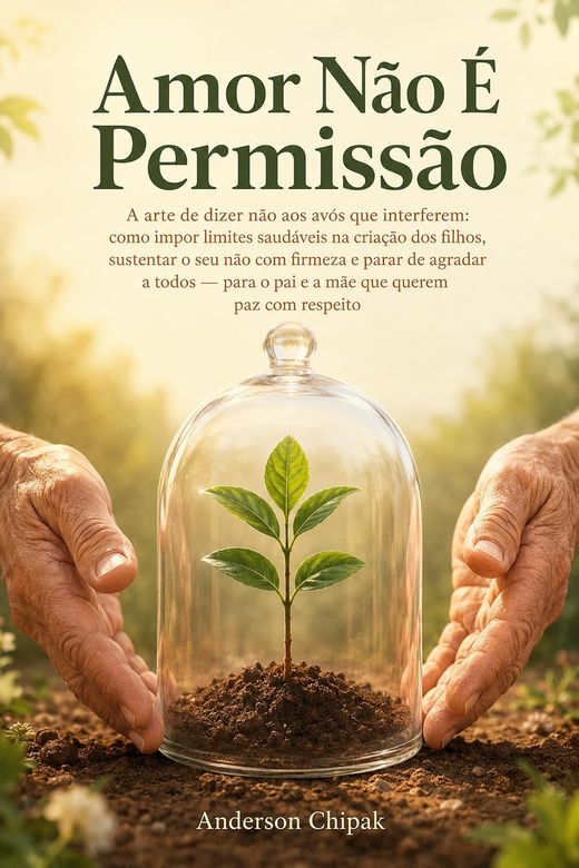 Capa do livro Amor Não É Permissão, de Anderson Chipak — sobre limites com os avós na criação dos filhos