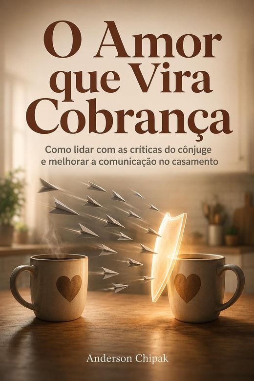 Capa do livro O Amor que Vira Cobrança, de Anderson Chipak — sobre crítica constante no casamento