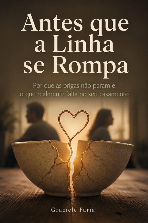 Capa do livro Antes que a Linha se Rompa, de Graciele Faria — sobre brigas e comunicação no casamento