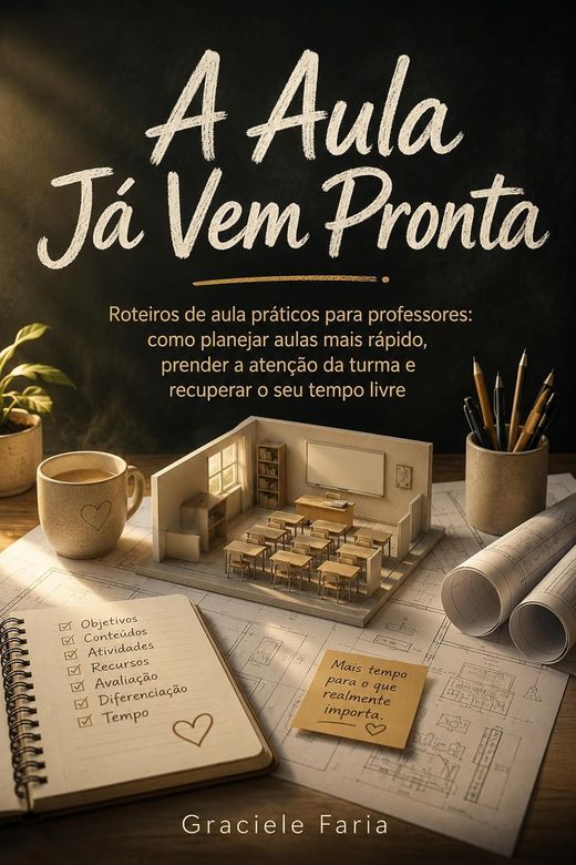 Capa do livro A Aula Já Vem Pronta, de Graciele Faria — sobre planejamento de aula