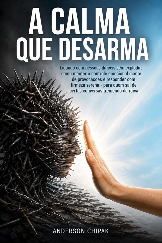 Capa do livro A Calma que Desarma, de Anderson Chipak — sobre lidar com pessoas difíceis