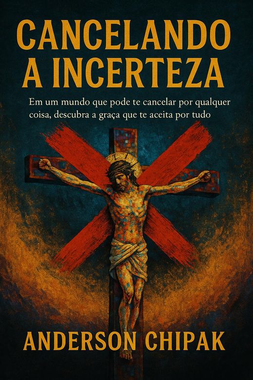 Capa do livro Cancelando a Incerteza, de Anderson Chipak — sobre julgamento público e graça