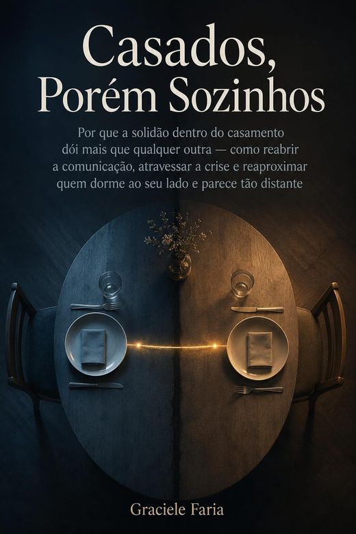 Capa do livro Casados, Porém Sozinhos, de Graciele Faria — sobre a solidão dentro do casamento
