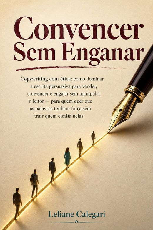 Capa do livro Convencer Sem Enganar, de Leliane Calegari — sobre escrita persuasiva sem manipulação