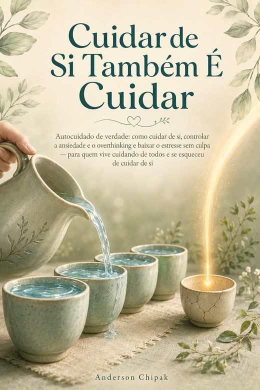 Capa do livro Cuidar de Si Também É Cuidar, de Anderson Chipak — sobre o autocuidado de quem cuida dos outros