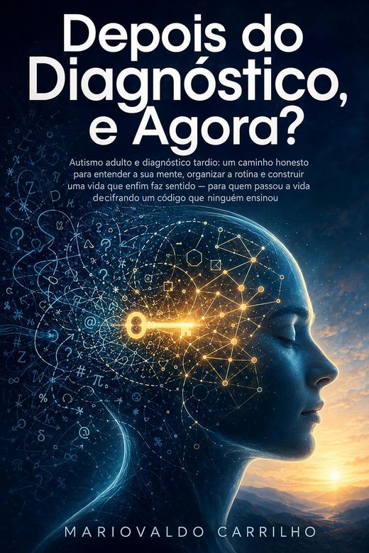 Capa do livro Depois do Diagnóstico, e Agora?, de Mariovaldo Carrilho — sobre autismo adulto