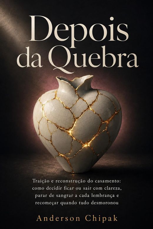 Capa do livro Depois da Quebra, de Anderson Chipak — sobre decidir ficar ou sair depois da traição