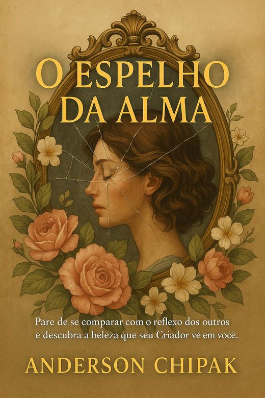 Capa do livro O Espelho da Alma, de Anderson Chipak — sobre comparação, identidade e valor da mulher
