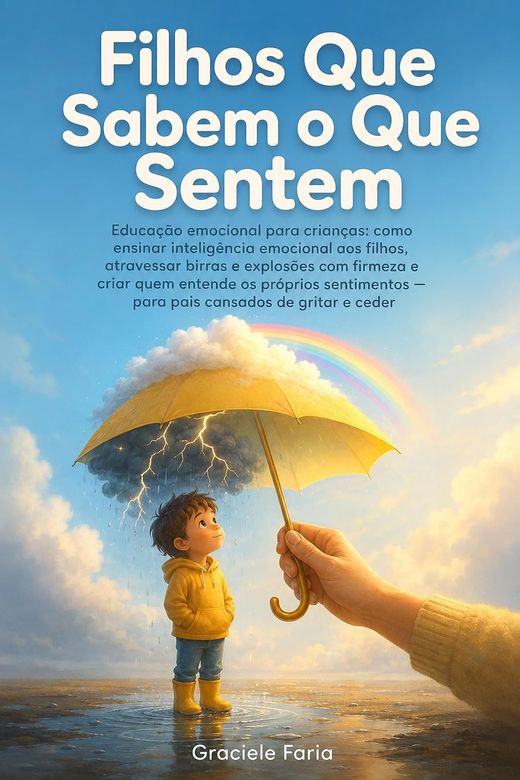 Capa do livro Filhos Que Sabem o Que Sentem, de Graciele Faria — sobre educação emocional na infância