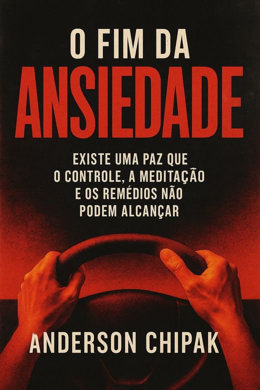 Capa do livro O Fim da Ansiedade, de Anderson Chipak — sobre controle, medo e paz