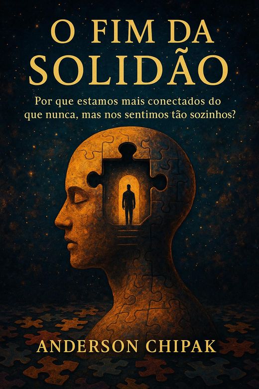 Capa do livro O Fim da Solidão, de Anderson Chipak — sobre isolamento, conexão e comunhão