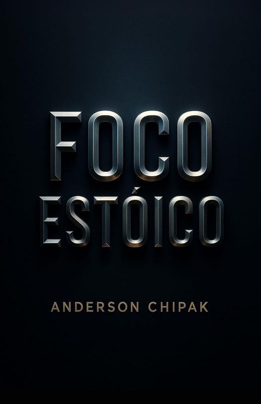 Capa do livro Foco Estóico, de Anderson Chipak — sobre procrastinação e atenção pela via da filosofia estoica