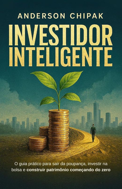 Capa do livro Investidor Inteligente, de Anderson Chipak — primeiros passos para sair da poupança