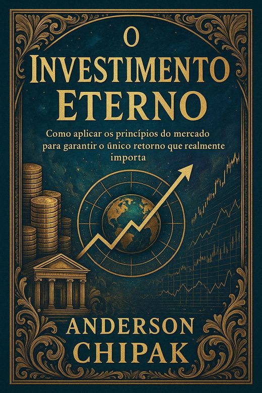 Capa do livro O Investimento Eterno, de Anderson Chipak — sobre eternidade na linguagem do mercado