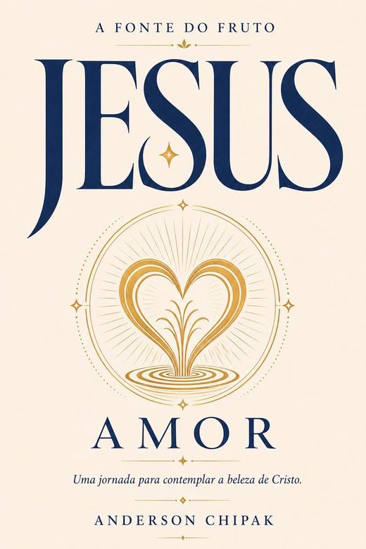Capa do livro JESUS: A Fonte do Amor, de Anderson Chipak — sobre o amor de Cristo nos evangelhos