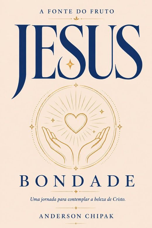 Capa do livro JESUS: A Fonte da Bondade, de Anderson Chipak — sobre a bondade de Cristo em ação