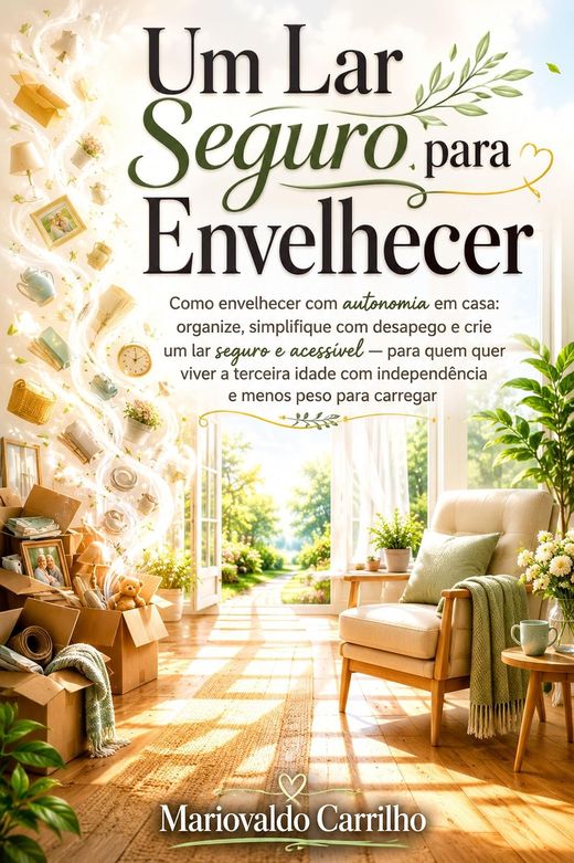 Capa do livro Um Lar Seguro para Envelhecer, de Mariovaldo Carrilho — sobre casa segura e autonomia