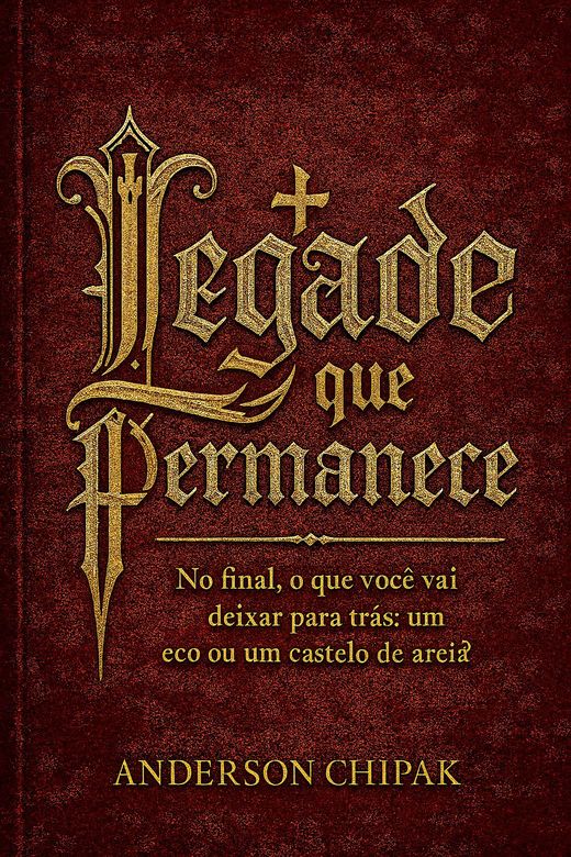 Capa do livro O Legado que Permanece, de Anderson Chipak — sobre o que sobrevive a uma vida