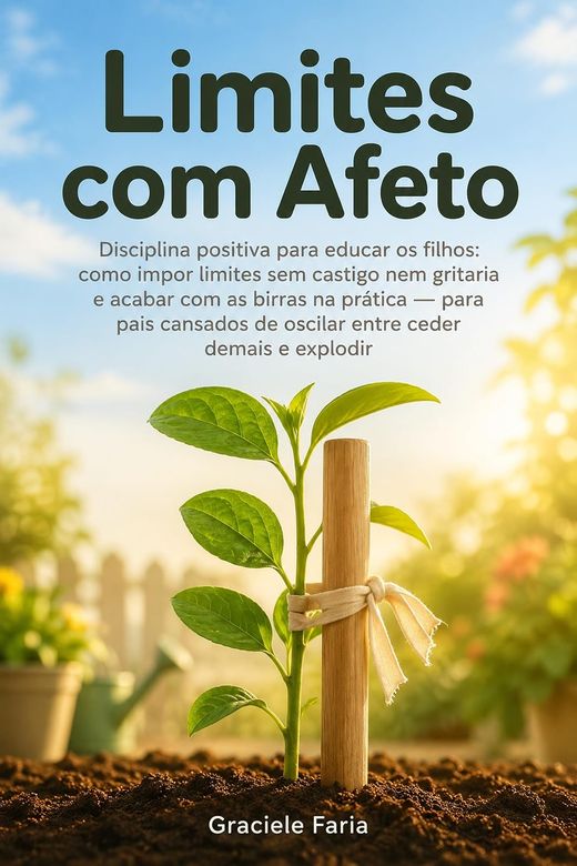 Capa do livro Limites com Afeto, de Graciele Faria — sobre disciplina positiva e limites na infância