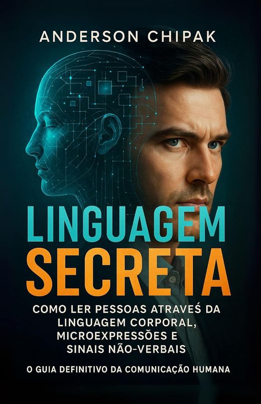 Capa do livro Linguagem Secreta, de Anderson Chipak — sobre linguagem corporal e microexpressões