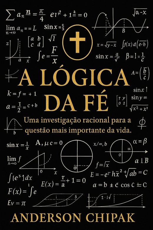 Capa do livro A Lógica da Fé, de Anderson Chipak — investigação racional sobre a existência de Deus