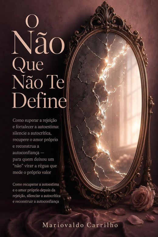 Capa do livro O Não Que Não Te Define, de Mariovaldo Carrilho — sobre rejeição e autoestima