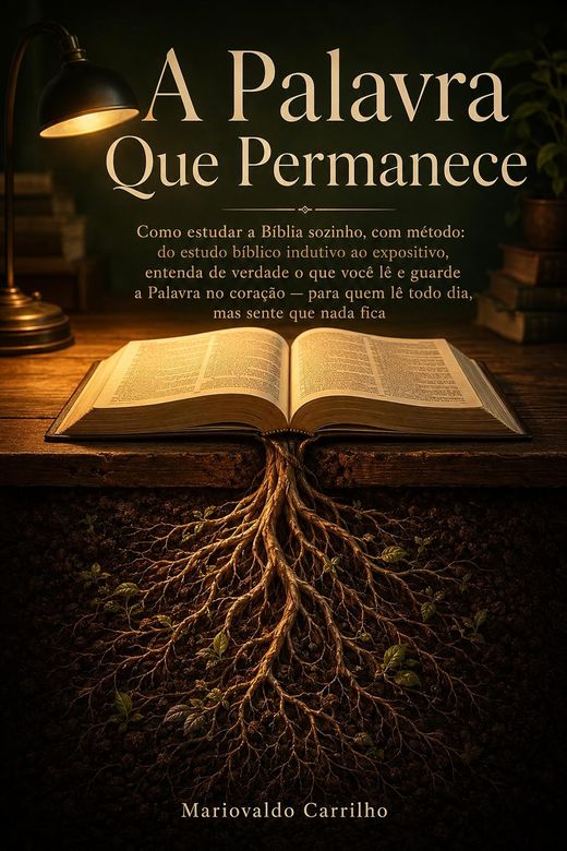 Capa do livro A Palavra Que Permanece, de Mariovaldo Carrilho — sobre estudar a Bíblia com método