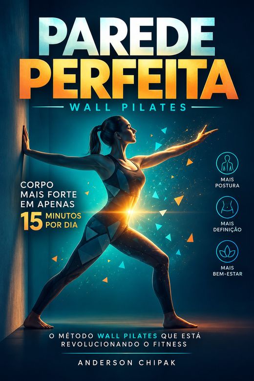 Capa do livro Parede Perfeita, de Anderson Chipak — sobre Wall Pilates e exercício de baixo impacto em casa