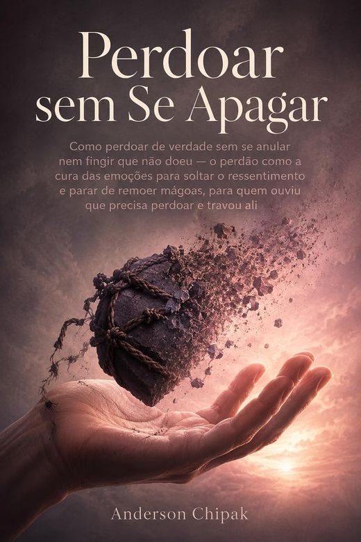 Capa do livro Perdoar sem Se Apagar, de Anderson Chipak — sobre perdão sem anulação