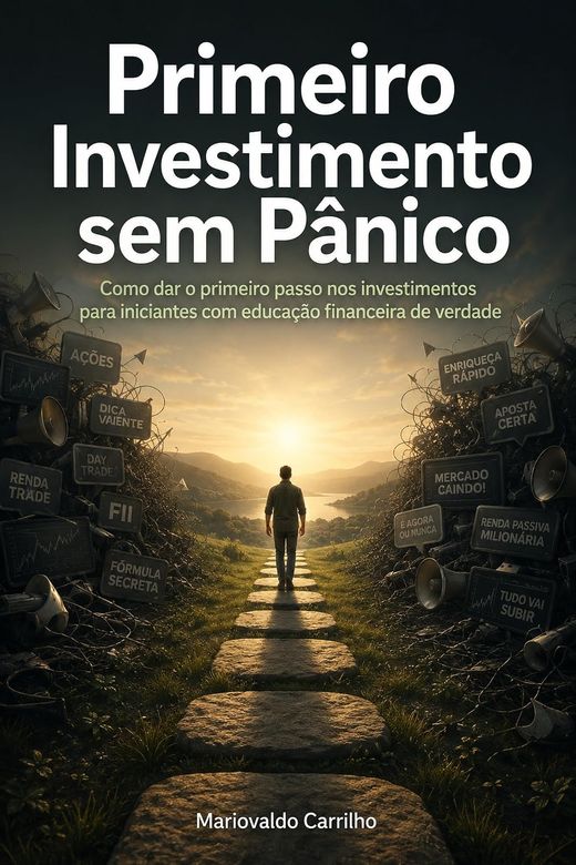Capa do livro Primeiro Investimento sem Pânico, de Mariovaldo Carrilho — para quem nunca investiu
