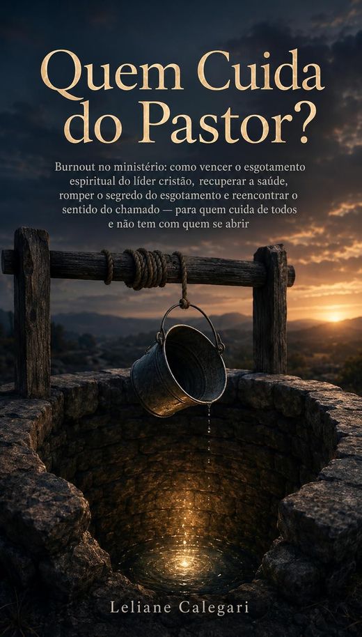 Capa do livro Quem Cuida do Pastor?, de Leliane Calegari — sobre o esgotamento de quem lidera