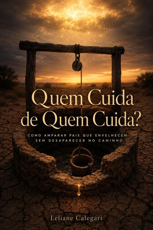 Capa do livro Quem Cuida de Quem Cuida?, de Leliane Calegari — sobre cuidar de um pai que envelhece