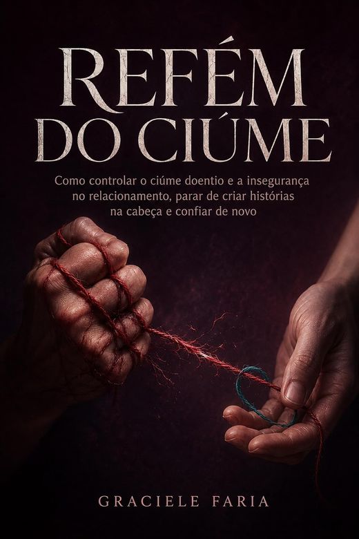 Capa do livro Refém do Ciúme, de Graciele Faria — sobre ciúme, insegurança e confiança na relação