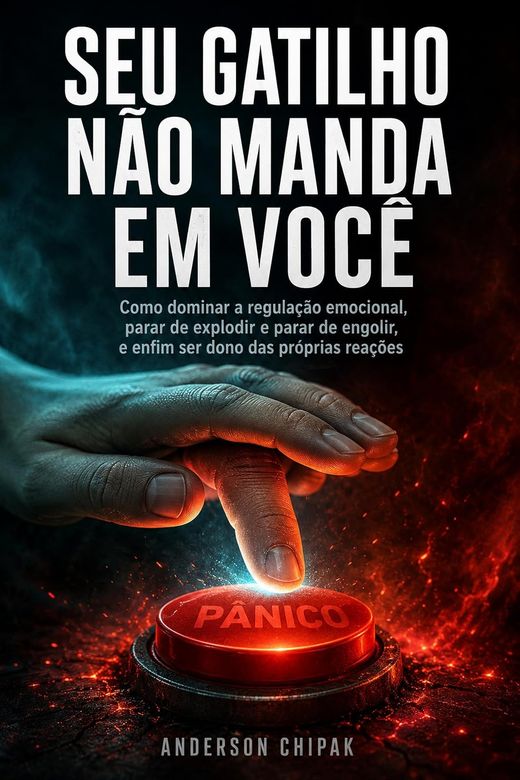 Capa do livro Seu Gatilho Não Manda em Você, de Anderson Chipak — sobre regulação emocional e impulso