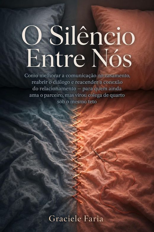 Capa do livro O Silêncio Entre Nós, de Graciele Faria — sobre comunicação no casamento