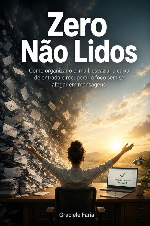 Capa do livro Zero Não Lidos, de Graciele Faria — sobre esvaziar a caixa de entrada e retomar o foco