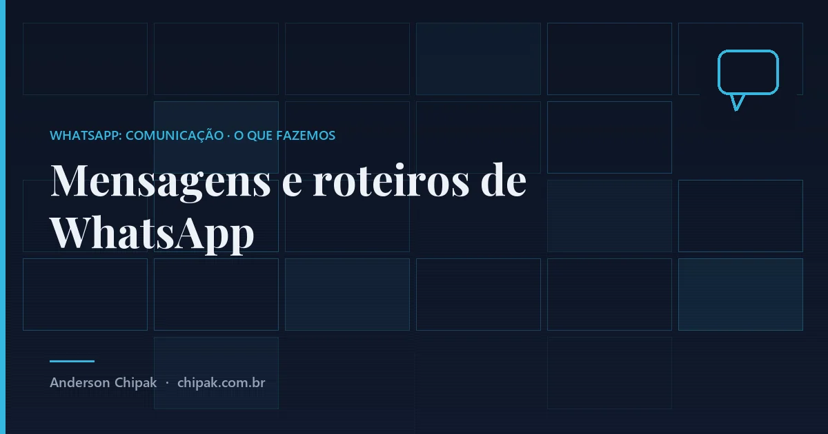 Mensagens e roteiros de WhatsApp, da família whatsapp: comunicação: O texto pronto de abordagem, atendimento, qualificação, venda, follow-up, confirmação e pós-venda, escrito com